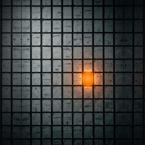 The same idea as a square asset, the grid re-composed to fill it